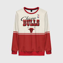 Свитшот женский NBA Chicago Bulls vintage, цвет: 3D-красный