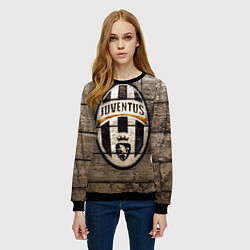 Свитшот женский Juventus, цвет: 3D-черный — фото 2