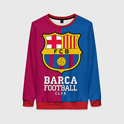 Свитшот женский Barca Football, цвет: 3D-красный