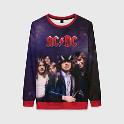 Свитшот женский AC/DC, цвет: 3D-красный