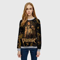 Свитшот женский BFMV: Witch Girl, цвет: 3D-меланж — фото 2
