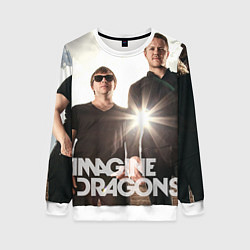 Свитшот женский Imagine Dragons, цвет: 3D-белый