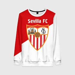 Свитшот женский Sevilla FC, цвет: 3D-белый