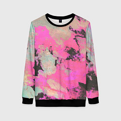 Свитшот женский Краска, цвет: 3D-черный