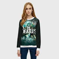 Свитшот женский The Beatles Stories, цвет: 3D-белый — фото 2