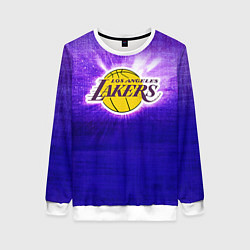 Свитшот женский Los Angeles Lakers, цвет: 3D-белый