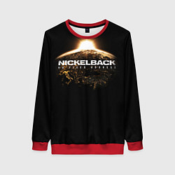 Свитшот женский Nickelback: No fixed address, цвет: 3D-красный