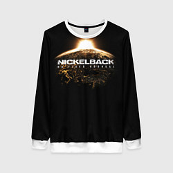 Свитшот женский Nickelback: No fixed address, цвет: 3D-белый