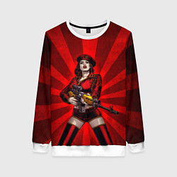 Женский свитшот Red alert girl