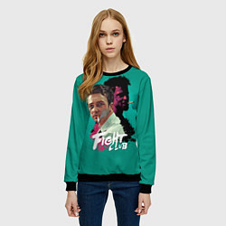 Свитшот женский Fight Club Stories, цвет: 3D-черный — фото 2