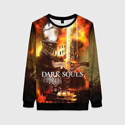 Свитшот женский Dark Souls War, цвет: 3D-черный