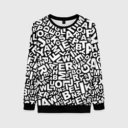 Женский свитшот Английский алфавит