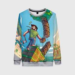Женский свитшот Minecraft Woodcutter