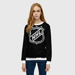 Свитшот женский NHL, цвет: 3D-белый — фото 2