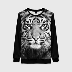 Свитшот женский Красавец тигр, цвет: 3D-черный