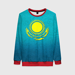 Женский свитшот Флаг Казахстана