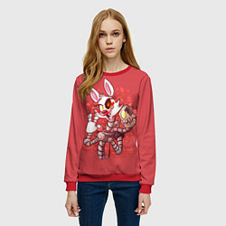 Свитшот женский Death Mangle, цвет: 3D-красный — фото 2