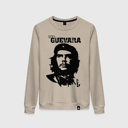 Свитшот хлопковый женский Che Guevara, цвет: миндальный