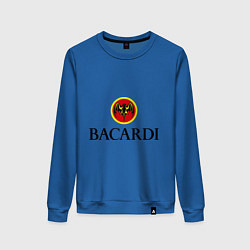 Свитшот хлопковый женский Bacardi, цвет: синий