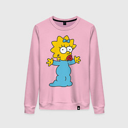 Женский свитшот Maggie Simpson