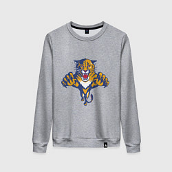 Свитшот хлопковый женский Florida Panthers, цвет: меланж