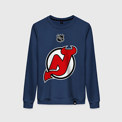 Свитшот хлопковый женский New Jersey Devils: Kovalchuk 17, цвет: тёмно-синий