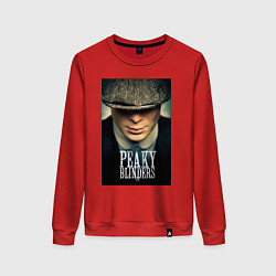 Свитшот хлопковый женский Peaky Blinders, цвет: красный