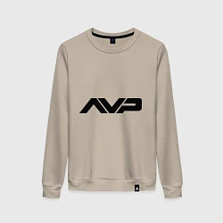 Свитшот хлопковый женский AVP: White Style, цвет: миндальный