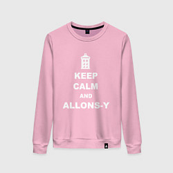 Женский свитшот Keep Calm & Allons-Y