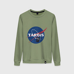 Женский свитшот Tardis NASA