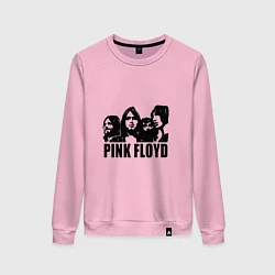 Свитшот хлопковый женский Pink Floyd, цвет: светло-розовый