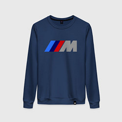 Свитшот хлопковый женский BMW M, цвет: тёмно-синий