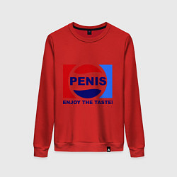 Женский свитшот Penis. Enjoy the taste