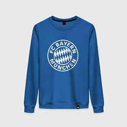 Свитшот хлопковый женский FC Bayern Munchen, цвет: синий