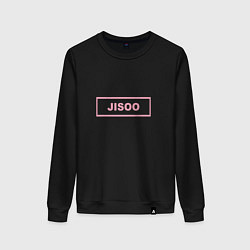 Свитшот хлопковый женский Jisoo, цвет: черный