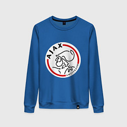 Свитшот хлопковый женский Ajax FC, цвет: синий
