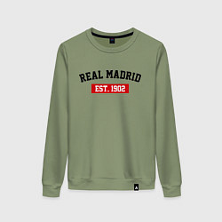 Женский свитшот FC Real Madrid Est. 1902