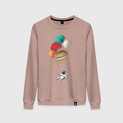 Женский свитшот Космические шары