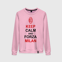 Женский свитшот Keep Calm & Forza Milan