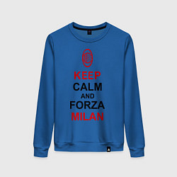 Женский свитшот Keep Calm & Forza Milan