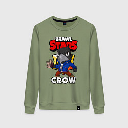 Женский свитшот BRAWL STARS CROW