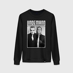 Свитшот хлопковый женский Lindemann, цвет: черный