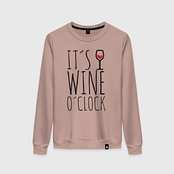 Женский свитшот Wine O'clock