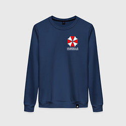 Свитшот хлопковый женский UMBRELLA CORP, цвет: тёмно-синий