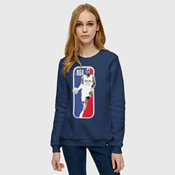 Свитшот хлопковый женский NBA Kobe Bryant, цвет: тёмно-синий — фото 2