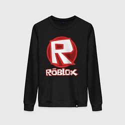 Свитшот хлопковый женский ROBLOX, цвет: черный