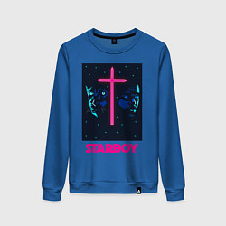 Свитшот хлопковый женский STARBOY, цвет: синий
