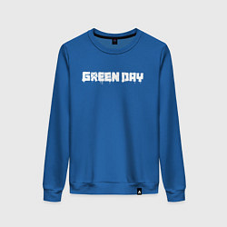 Свитшот хлопковый женский GreenDay, цвет: синий