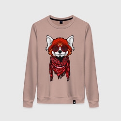 Женский свитшот Красная панда