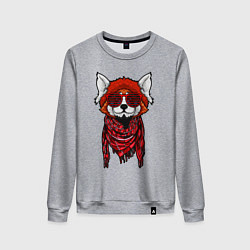 Женский свитшот Красная панда